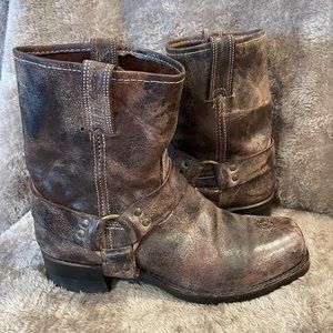 Frye Low Rider Harness Boots, size 11